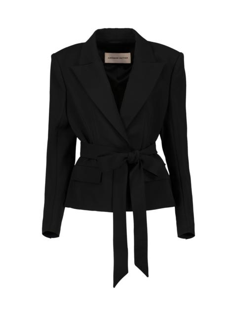 ALEXANDRE VAUTHIER Belted crêpe blazer