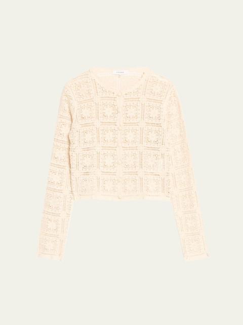 FRAME The Crochet Cardigan