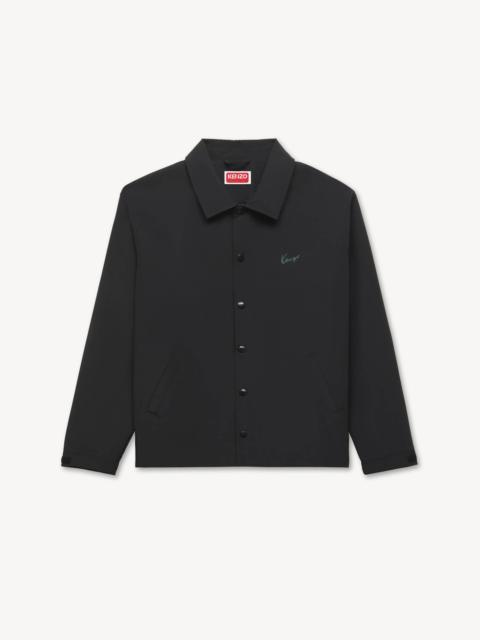 'KENZO Signature' light coach jacket in cotton nylon