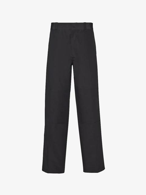 Prada Straight-leg regular-fit cotton trousers