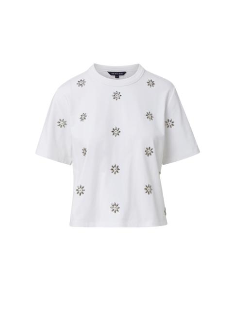 VERONICA BEARD SEBASTIAN EMBELLISHED T-SHIRT