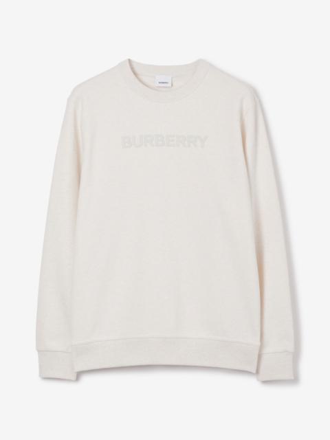 Burberry Logo Print Cotton Sweatshirt