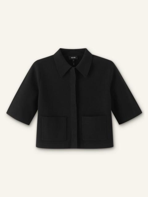 ME+EM Crop Knit Jacket