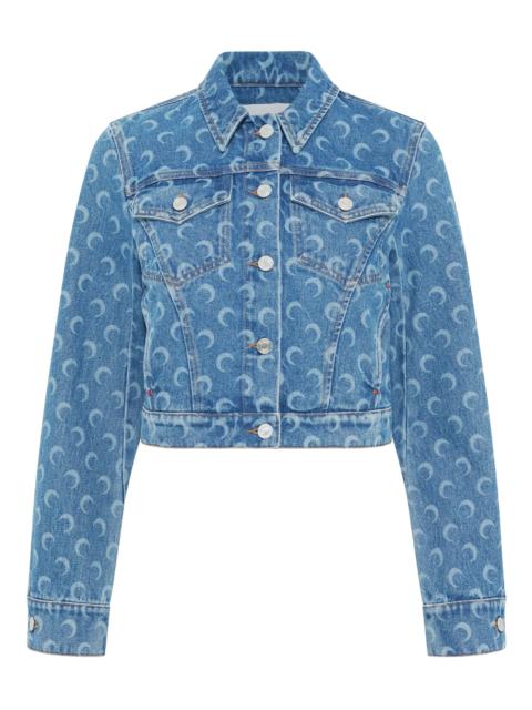 Marine Serre Moon-print Denim Jacket
