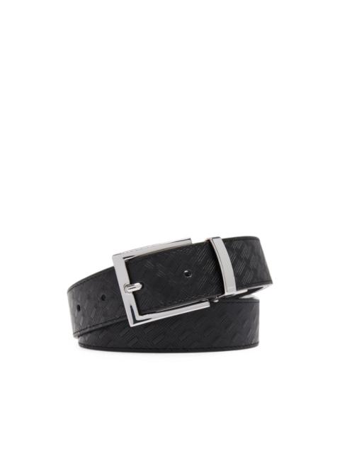 LANCEL monogram-embossed leather belt