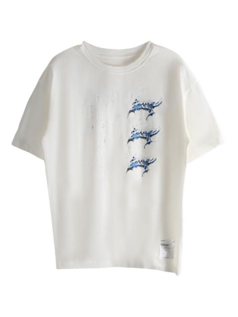 SATISFY MothTech distressed print T-shirt