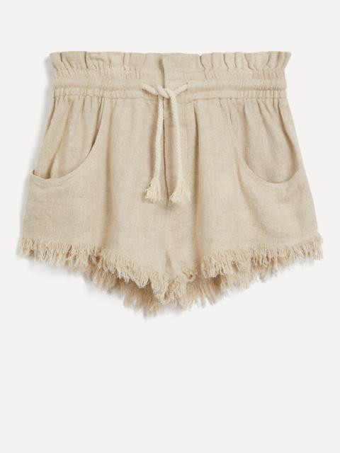 Isabel Marant Étoile Talapiz Woven Silk Shorts
