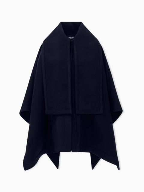 GIORGIO ARMANI CAPE IN DOUBLE VIRGIN WOOL