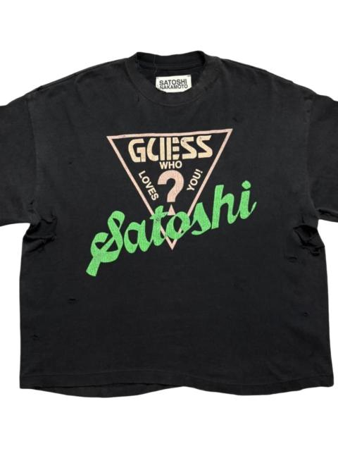 SATOSHI NAKAMOTO Who Loves You T-Shirt "Black" SAT054