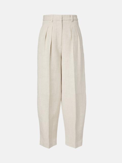 Altuzarra Dash cropped barrel-leg pants