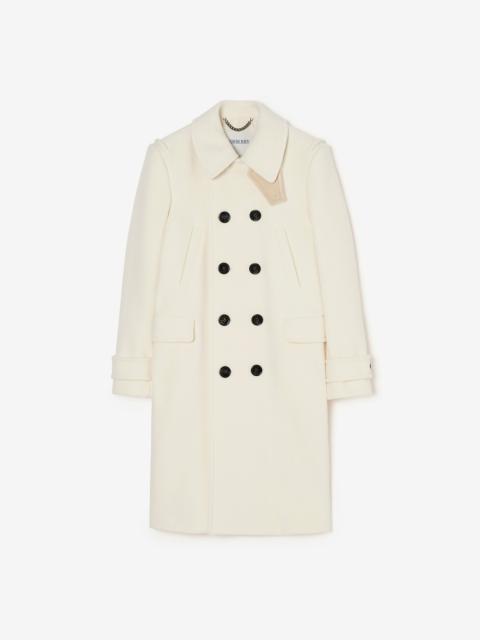 Burberry Wool Blend Pea Coat