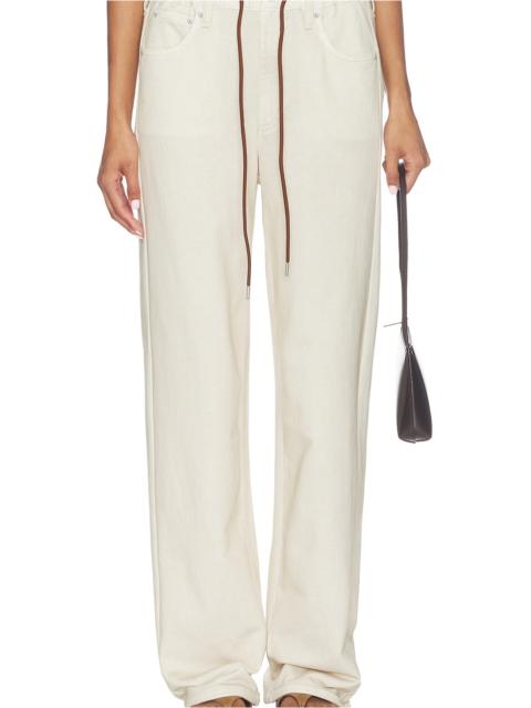rag & bone Miramar Terry Drawcord Wide Leg Pant