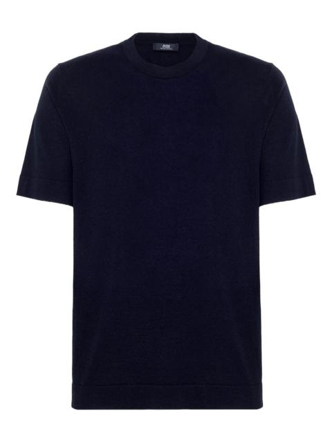ALPHA INDUSTRIES silk-blend T-shirt