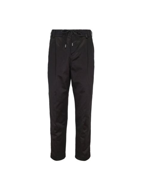 sacai COTTON CHINO PANTS | BLACK | REVERSIBLE