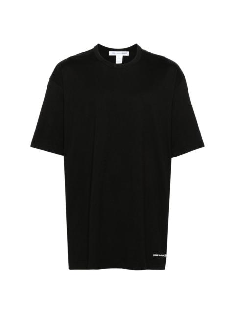 drop-shoulder cotton T-shirt