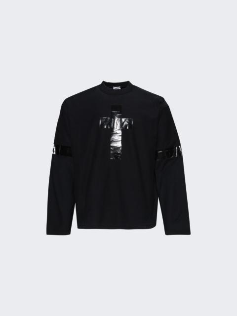VETEMENTS Taped Long Sleeve Tee Black