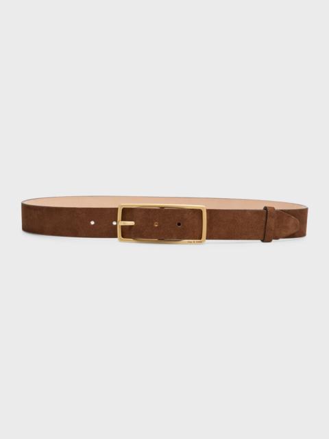 rag & bone Rebound Kid Suede & Nickel Belt