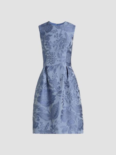 LELA ROSE Women's Betsy Floral Fil Coupe Dress - Bluebell