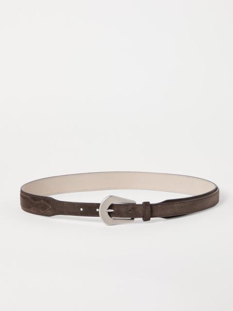 Brunello Cucinelli Suede belt