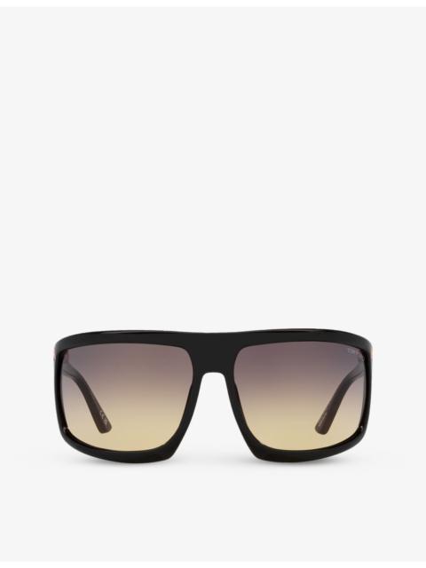 TOM FORD TR001675 Clint square-frame polyamide sunglasses