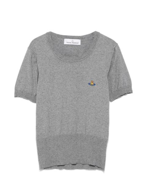 Vivienne Westwood Bea Orb-embroidered top