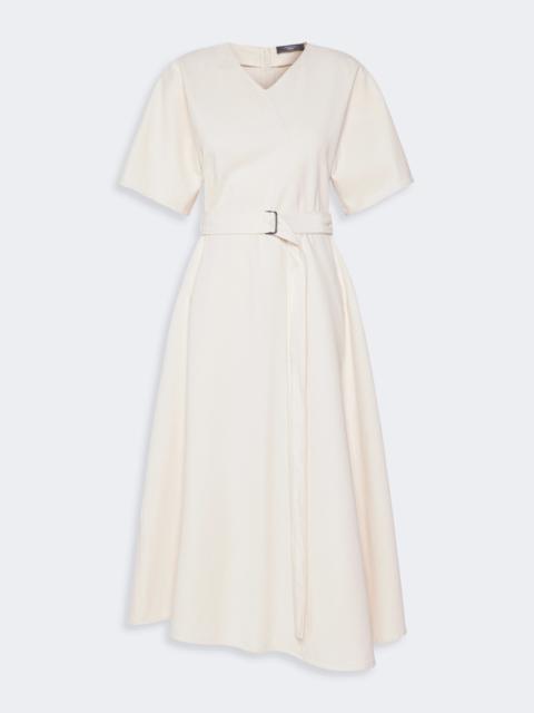 WEEKEND Max Mara CALADIO Washed cotton dress - ECRU