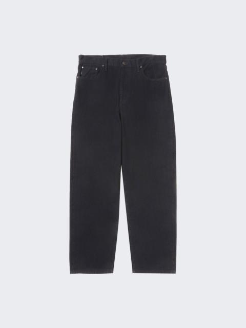 vowels Baggy Denim Jeans Black