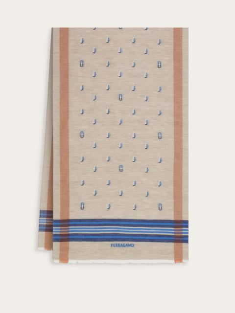 FERRAGAMO Jacquard scarf