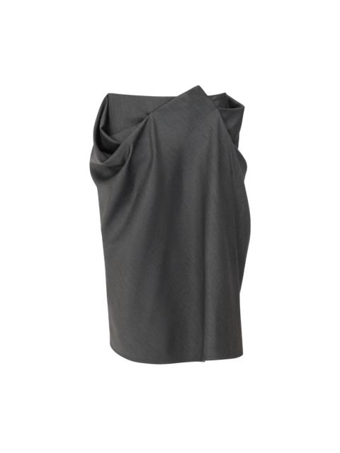 entire studios CREASE SKIRT GREY