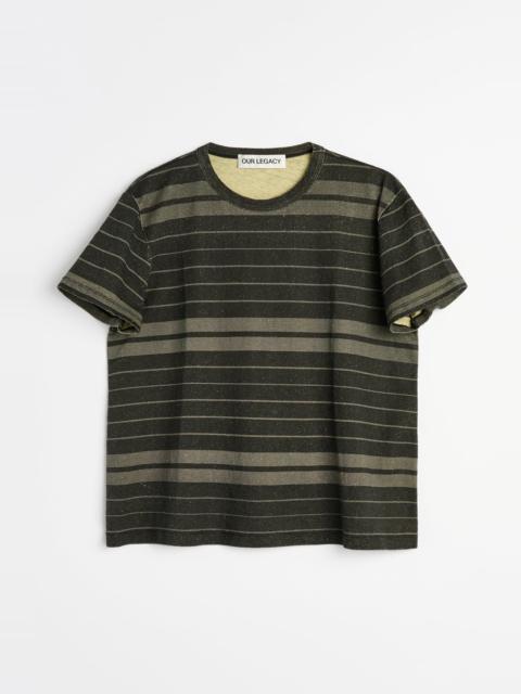 Our Legacy Classic T-Shirt Ziggy Stripe Ease Jersey