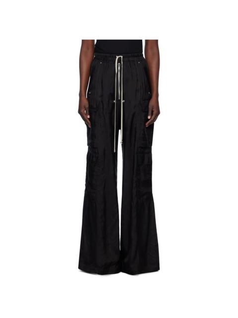 Rick Owens Black Hollywood Cargobelas Lounge Pants
