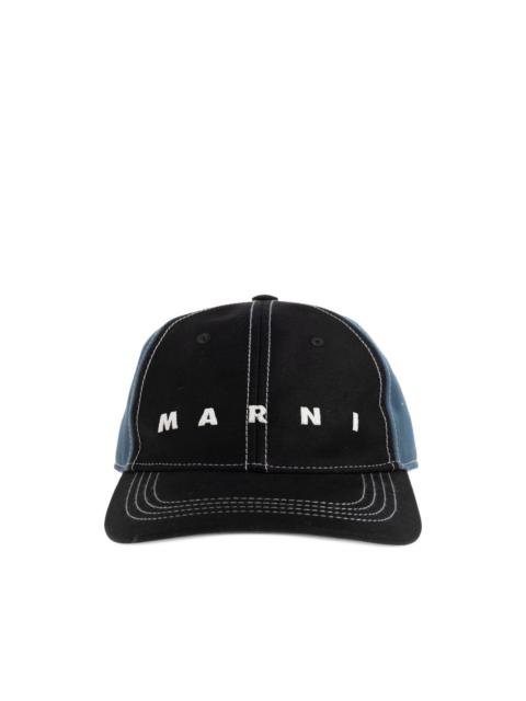 Marni two-toned baseball cap