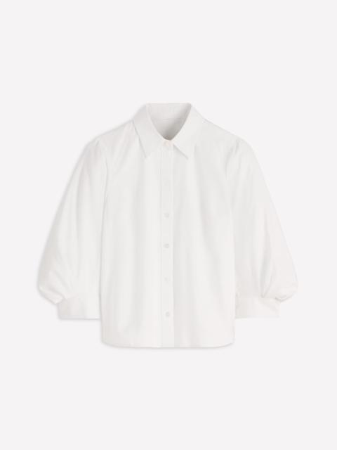 BODEN Puff Sleeve Oxford Shirt-White