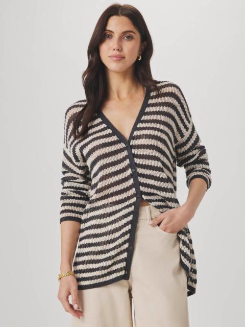 Splendid Yasmine Striped Open Cardigan