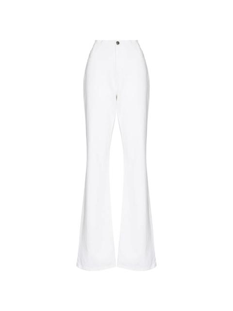 Raf Simons flared high-waisted jeans