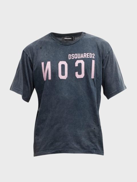 Men's Destroyed Icon T-Shirt