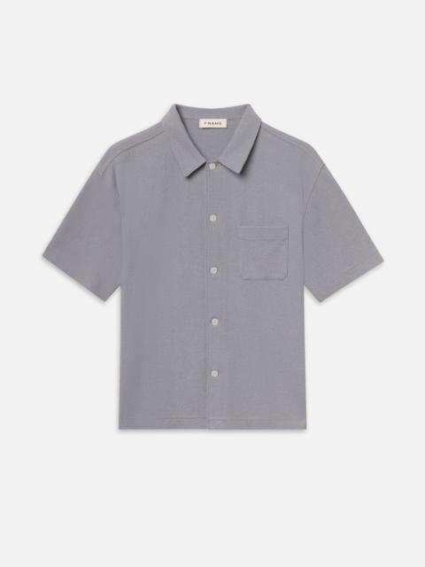 FRAME Textured Button Down Shirt
