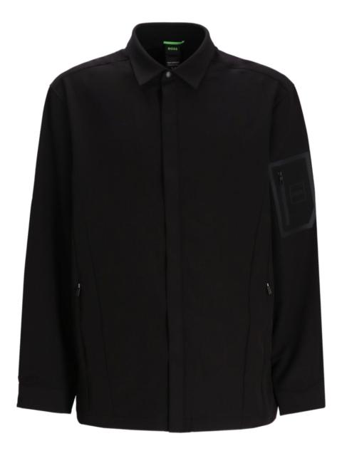 BOSS pocket-detail shirt jacket