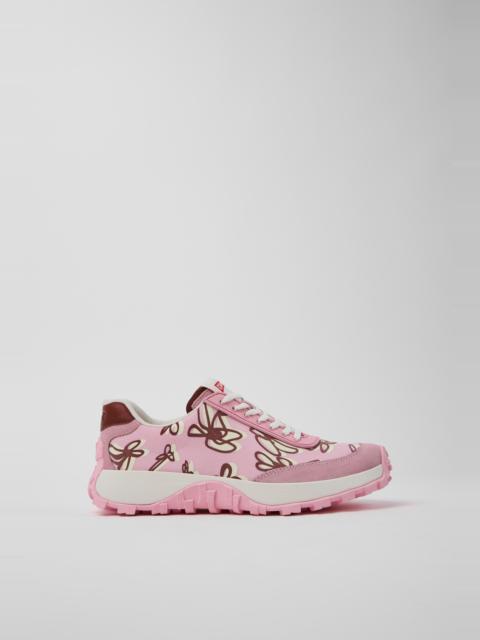CAMPER Drift Trail VIBRAM Multicolor Recycled PET and Nubuck Women's Sneakers.