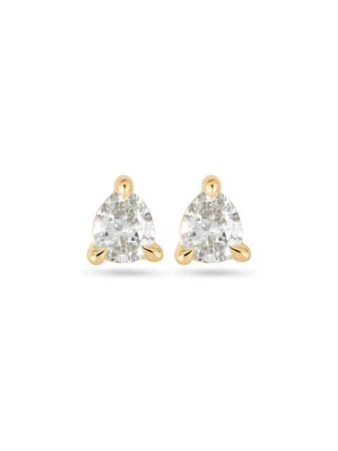 STONE AND STRAND LAB-Created Diamond Essential Pear Stud Earrings