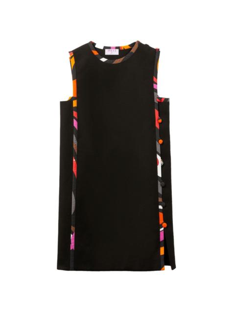 PUCCI Marmo-print detail cotton minidress