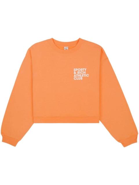 Sporty & Rich Exercise Often cropped sweatshirt