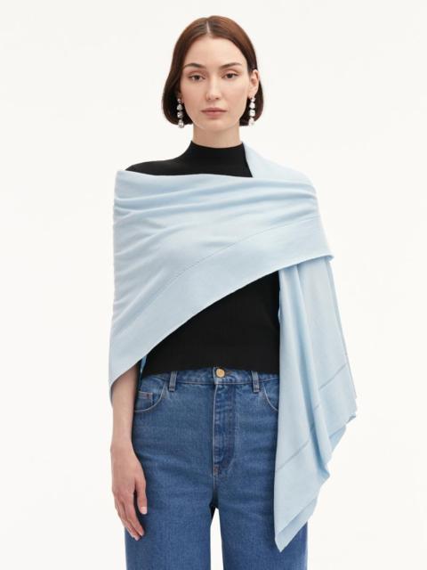 Oscar de la Renta WOOL-BLEND SHAWL