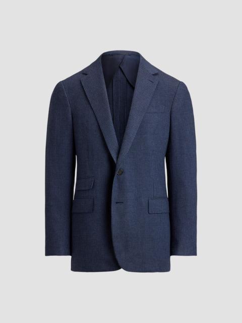 Ralph Lauren Men's Houndstooth Wool Single-Breasted Sport Coat - Navy