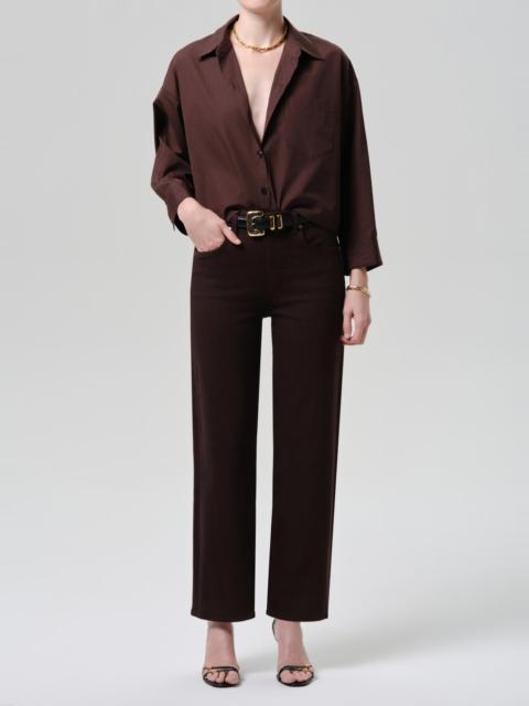 Citizens of Humanity Palma Straight Clean Hem In Carob