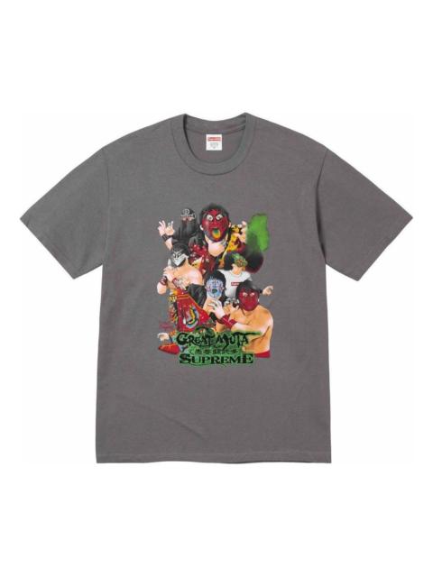 Supreme Supreme Great Muta Charcoal T-Shirt 'Grey' SUP-FW23-253