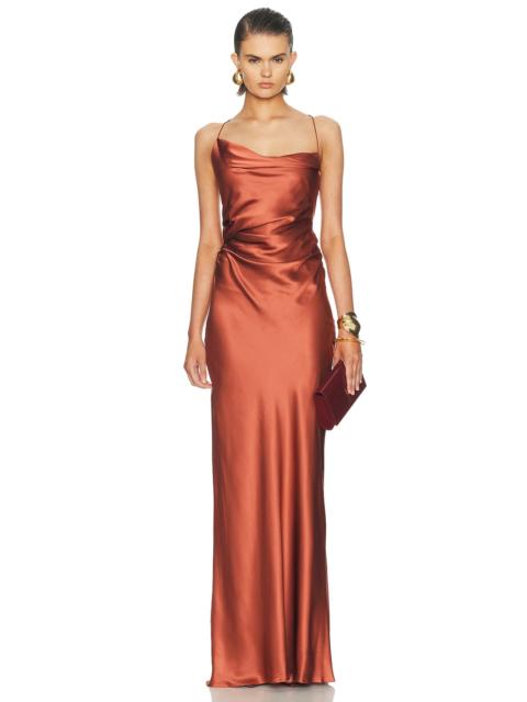 THE SEI Cowl Bias Gown