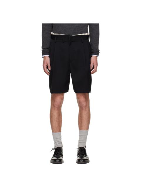 Maison Margiela Black Tailored Shorts