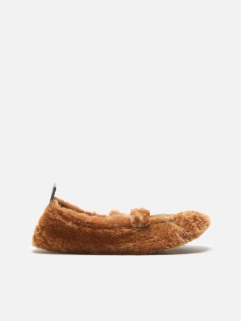 Acne Studios Shearling loafer - Orange Multi