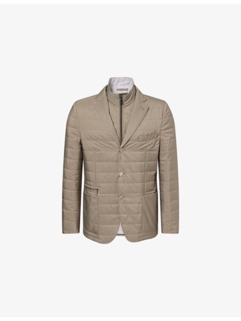 CORNELIANI Notch-Lapels Padded Shell Jacket